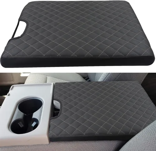 Vista 9 de Funda de reposabrazos de consola central para accesorios Ford F150 2015-2026 para F250 F350 F450 2017-2026 con asiento de salto 40/20/40, protección