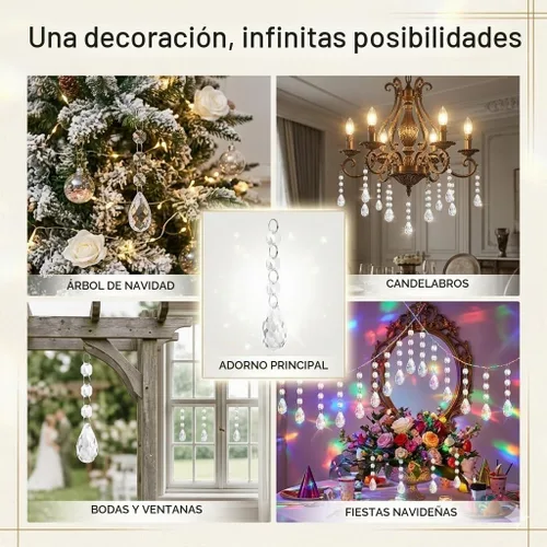 Vista 6 de 30pcs Navidad gotas Ornaments Festival Party Árbol de Navidad decoraciones colgantes