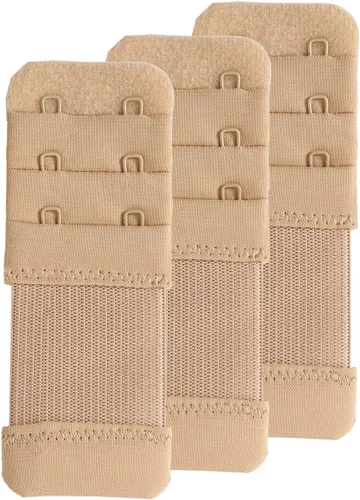 Vista 31 de SAMGU Extensores de brasier para mujer, 2 ganchos, 3 ganchos, 4 ganchos, 5 ganchos, 6 ganchos, correa de extensión de brasier elástica suave 2