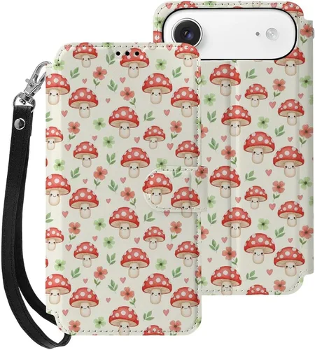 Vista 42 de SWEET TANG Funda protectora para iPhone 17, con tarjetero y tarjetero Patrón 828