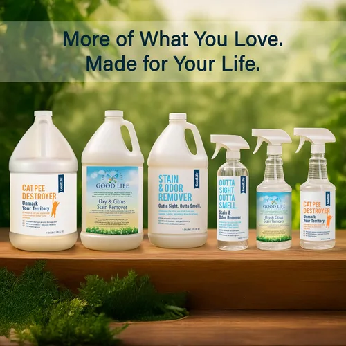 Vista 6 de Spray natural para eliminar olores y manchas, sin perfume, a base de plantas, limpiador seguro para niños y mascotas, respetuoso con el medio