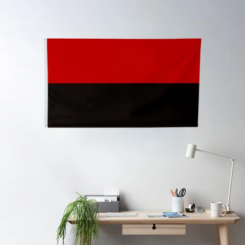 Vista 3 de Fyon Bandera de batalla del ejército insurgente ucraniano 2x3ft