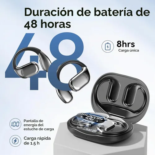 Vista 6 de M75 Auriculares de oído abierto, auriculares de oreja abierta Negro
