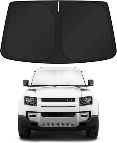 Vista 200 de KUST - Parasol plegable para parabrisas para BMW X1 E84, accesorios 2011 2012 2013 2014 2015, protector de visera de sol ajustable que bloquea