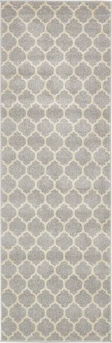 Vista 119 de Unique Loom Trellis Collection - Alfombra de área de Filadelfia, rectangular de 2 pies 2 pulgadas x 3 pies, color morado y marfil
