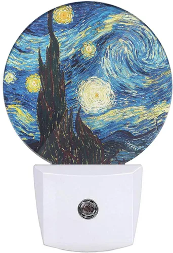 Vista 16 de EKOBLA Luz nocturna enchufable para pizza, patrón de comida de queso y salchichas, luz nocturna LED con sensor automático para habitación