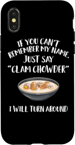 Vista 5 de Ropa para iPhone 12 mini almejas Chowder, increíble funda divertida con diseño de amante de los Chowders