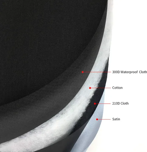 Vista 4 de Funda para batidora de pie compatible con batidora, se adapta a todos los modelos de cabezal inclinable y elevador de tazón, impermeable, fácil Negro
