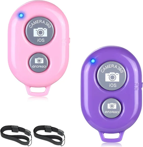 Vista 11 de Paquete de 2 unidades de control remoto inalámbrico para cámaras - Control remoto inalámbrico para teléfonos iPhone y Android, iPad, iPod, tableta