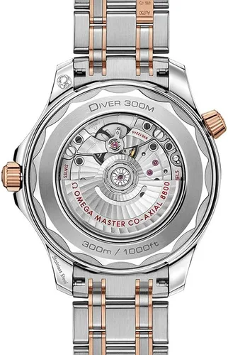 Vista 2 de Omega Seamaster automático esfera negra reloj para hombre 210.20.42.20.01.001, Buceador, reloj de buceo