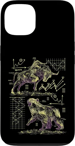 Vista 7 de Shareholder Stock Market Bull vs Bear Stock Trader Case for iPhone 17