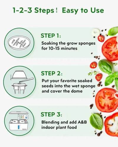 Vista 4 de GARDENCUBE Kit de 52 cápsulas hidropónicas compatibles con AeroGarden