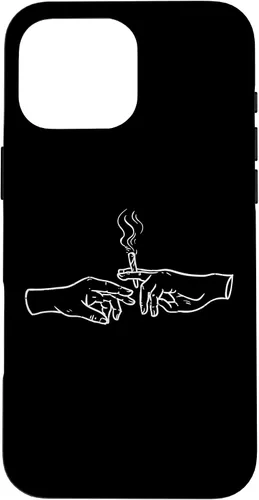 Vista 19 de Funda de regalo para iPhone 16 Pass The Joint Weed Smoker Hand Stoner Marihuana