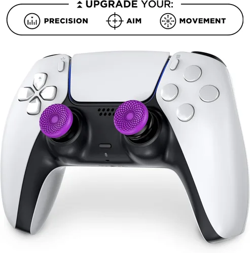 Vista 6 de KontrolFreek FPS Freek Frenzy para controlador PlayStation 5 (PS5) y PlayStation 4 (PS4) Thumbsticks de rendimiento 1 de altura alta, 1 de altura