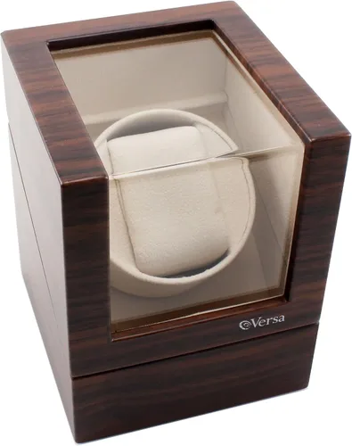 Vista 8 de Single Watch Winder by Versa - Elite Automatic Watch Winder - Quiet Japanese Motor - 12 Settings - Compatible with Rolex's, Cartier, Omega, and More