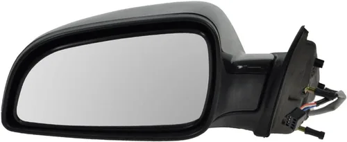 Vista 175 de TRQ Espejo plegable con calefacción eléctrica del lado del conductor con indicador de punto ciego pintura a juego negro liso compatible con Kia