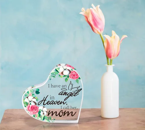 Vista 3 de SICOHOME Regalo conmemorativo para la pérdida de la madre, regalos de condolencia por pérdida de la madre duelo funeral en memoria de un ser