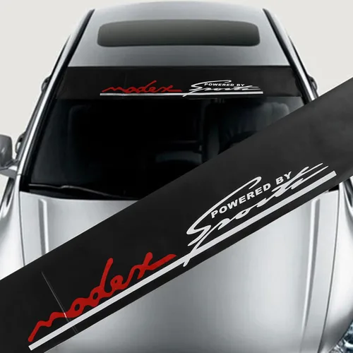 Vista 2 de Adhesivos de vinilo personalizados para parabrisas de automóviles