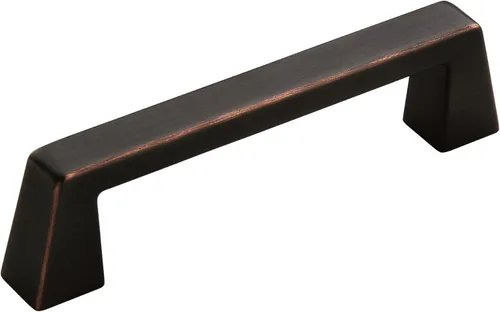 Vista 52 de Amerock BP55280GM Tirador de aparato de bronce Mango de electrodoméstico de centro a centro de 12 pulgadas (12.008 in) Roca negra Tirador
