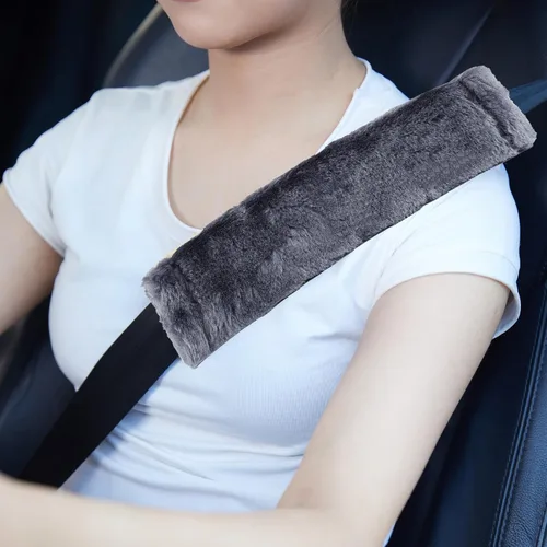 Vista 11 de MOONET Paquete de 2 fundas para cinturón de seguridad de automóvil para una conducción más cómoda, funda universal para cinturón de seguridad