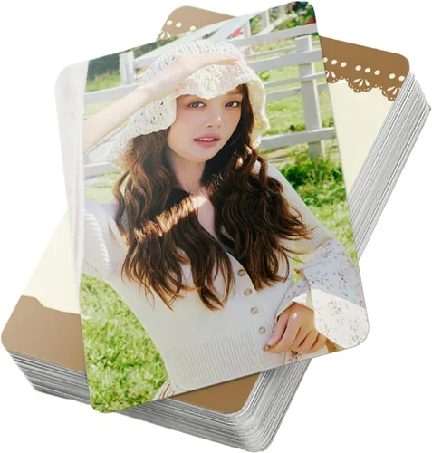 Vista 7 de KPOPBP (G) I-DLE - Juego de 55 tarjetas fotográficas KPOP Album I Feel Lomo para fanáticos de NEVERLAND para niños y niñas