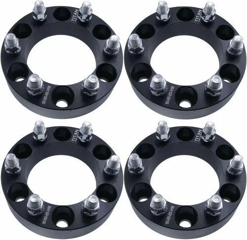 Vista 3 de Espaciadores de rueda de 2" 6x135 - Compatible con Ford Expedition F150, Compatible con Lincoln Navigator Mark LT - 2 pulgadas (50mm), 6x135
