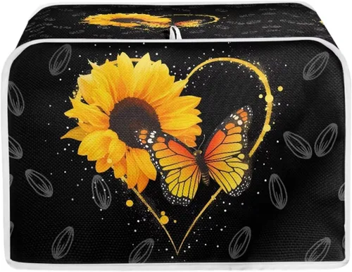 Vista 37 de Mumeson Fundas para tostadoras de café, a prueba de polvo, protección de huellas dactilares, ligeras, cubiertas para horno tostador de 2 rebanadas