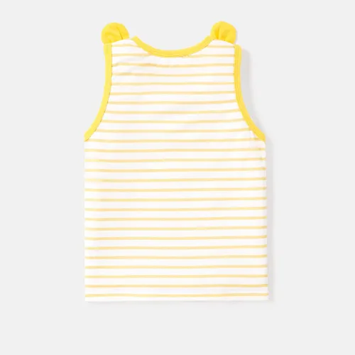 Vista 2 de Disney Mickey Mouse Stripe Print Tank Top for Toddler and Little Kids