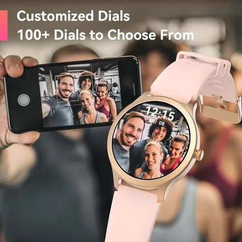 Vista 7 de Reloj inteligente para mujer, contador de calorías, monitor de sueño, IP68, impermeable, podómetro, contador de calorías, monitor de actividad