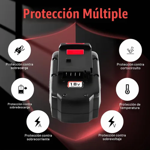 Vista 5 de 4500mAh PC18B Reemplazo para Cable Porter Batería 18V