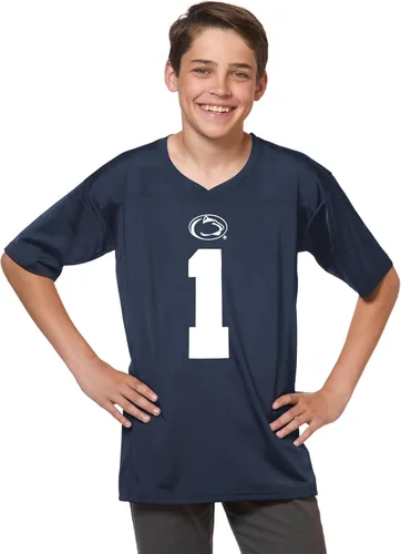 Vista 17 de Little King NCAA - Touchdown Pass - Camiseta de fútbol americano para jóvenes y adolescentes del equipo - Tallas Pequeña Juvenil-XL Juvenil