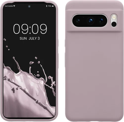 Vista 25 de kwmobile Funda compatible con Google Pixel 7 Pro - Funda de silicona TPU con acabado suave - Piedra antigua