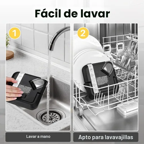 Vista 4 de Tapa de repuesto compatible con Ninja Blender de 72 onzas XL (solo para nuevos modelos con extensión de llanta), compatible con Ninja BL660 BL770
