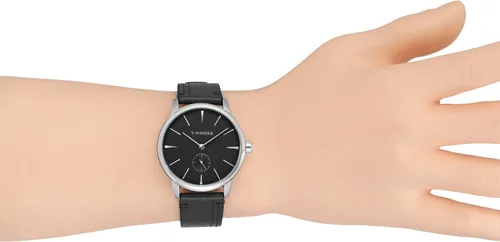 Vista 7 de FORSINING Reloj de pulsera mecánico de estilo deportivo analógico para hombre con correa de cuero