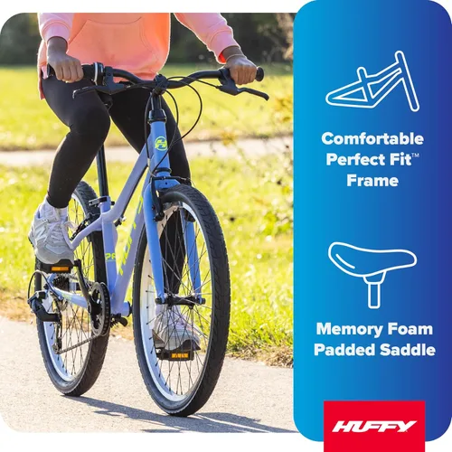 Vista 7 de Huffy 24" GRM Kids Bike with 7-Speeds, Ages 10+, Fits Riders 49"-58