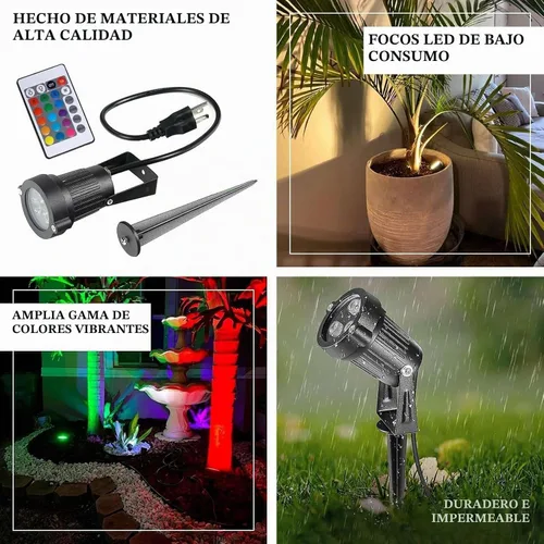 Vista 4 de Efavormart - Telón de fondo LED morado de 6 W, impermeable, para exteriores, con pico de tierra, para recepciones humildes y fiestas temáticas