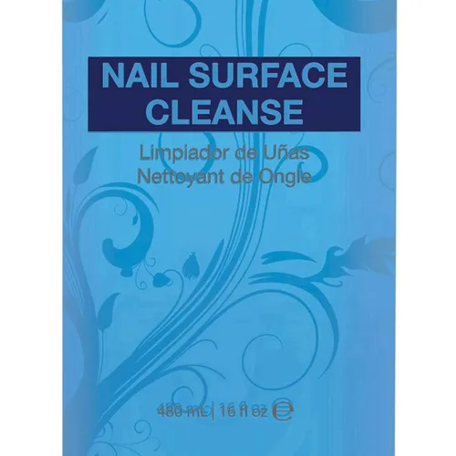 Vista 3 de Gelish Gel de superficie de secado de uñas, capa superior UV, botella limpiadora, 16 onzas líquidas (paquete de 2)