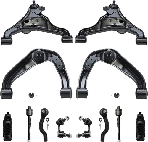 Vista 36 de Detroit Axle - Kit de extremo de 12 piezas para Ford Explorer Mercury Mountaineer 1998-2001 1999 2000, 2 brazos de control delanteros superiores