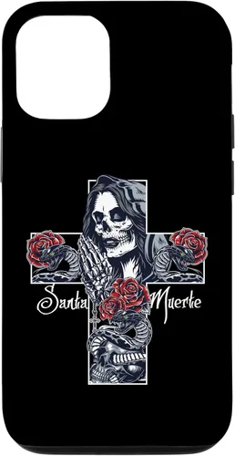 Vista 28 de Funda con diseño de calavera de Santa Muerte para iPhone 17