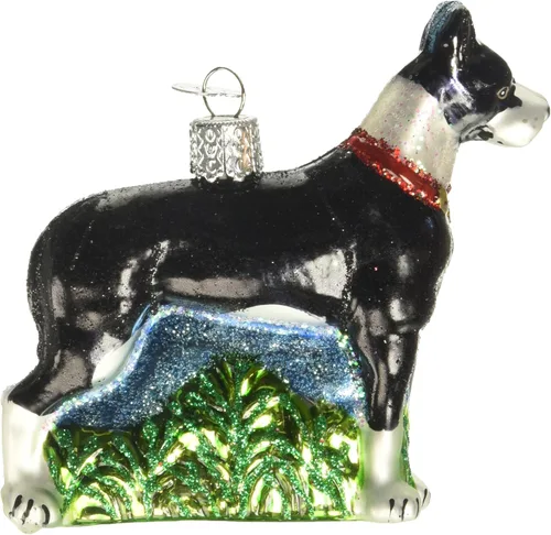 Vista 35 de Old World Christmas - Adorno de bebé blanco de un solo pieza de vidrio soplado para árbol de Navidad, decoración festiva hecha a mano, colección