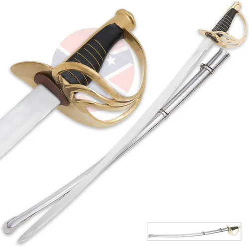 Vista 2 de Medieval Warrior US Cavalry Commemorative Saber with Scabbard