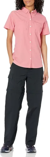 Vista 4 de Tienda Essentials Pantalones de senderismo al aire libre con cremallera tejida elástica para mujer