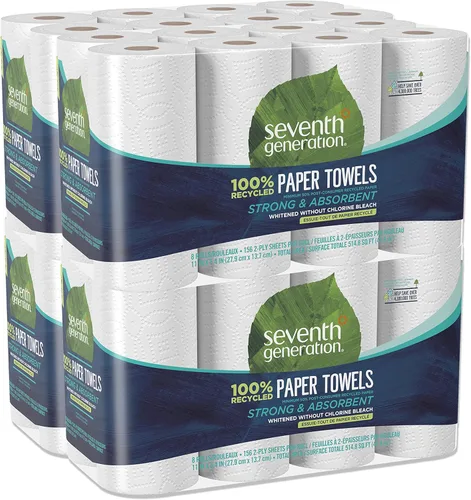 Vista 12 de Seventh Generation Toallas de papel, 100% papel reciclado, 2 capas, 1 rollo (el embalaje puede variar)