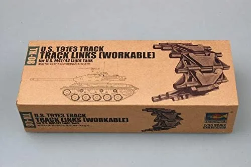 Vista 2 de Trumpeter U.S. T91E3 Track para US M41/42 Kit de modelo de tanque ligero