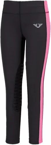 Vista 15 de TuffRider - Pantalón de equitación de tiro bajo para niña Negro