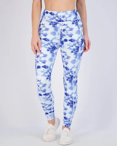 Vista 2 de Real Essentials Paquete de 4 leggings deportivos ajustados de longitud completa para mujer con bolsillos (disponibles en tallas grandes)