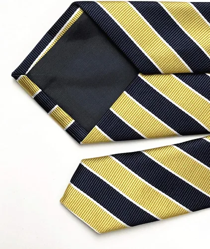 Vista 148 de Secdtie Corbata clásica de seda tejida jacquard a rayas para hombre