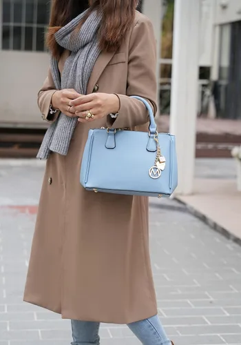 Vista 2 de MKF Collection Bolsas de mano para mujer con cartera de pulsera, cuero vegano para hombro