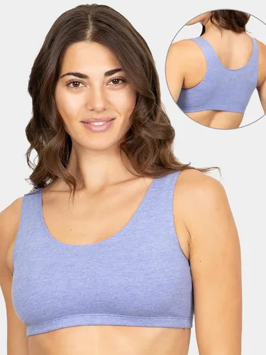 Vista 2 de Fruit of The Loom Women's Multi-Pack Tank Top Style Sports Bra