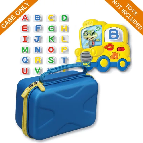 Vista 4 de Aproca - Funda para nevera LeapFrog Phonics, juego de letras magnéticas Cremallera azul-amarilla